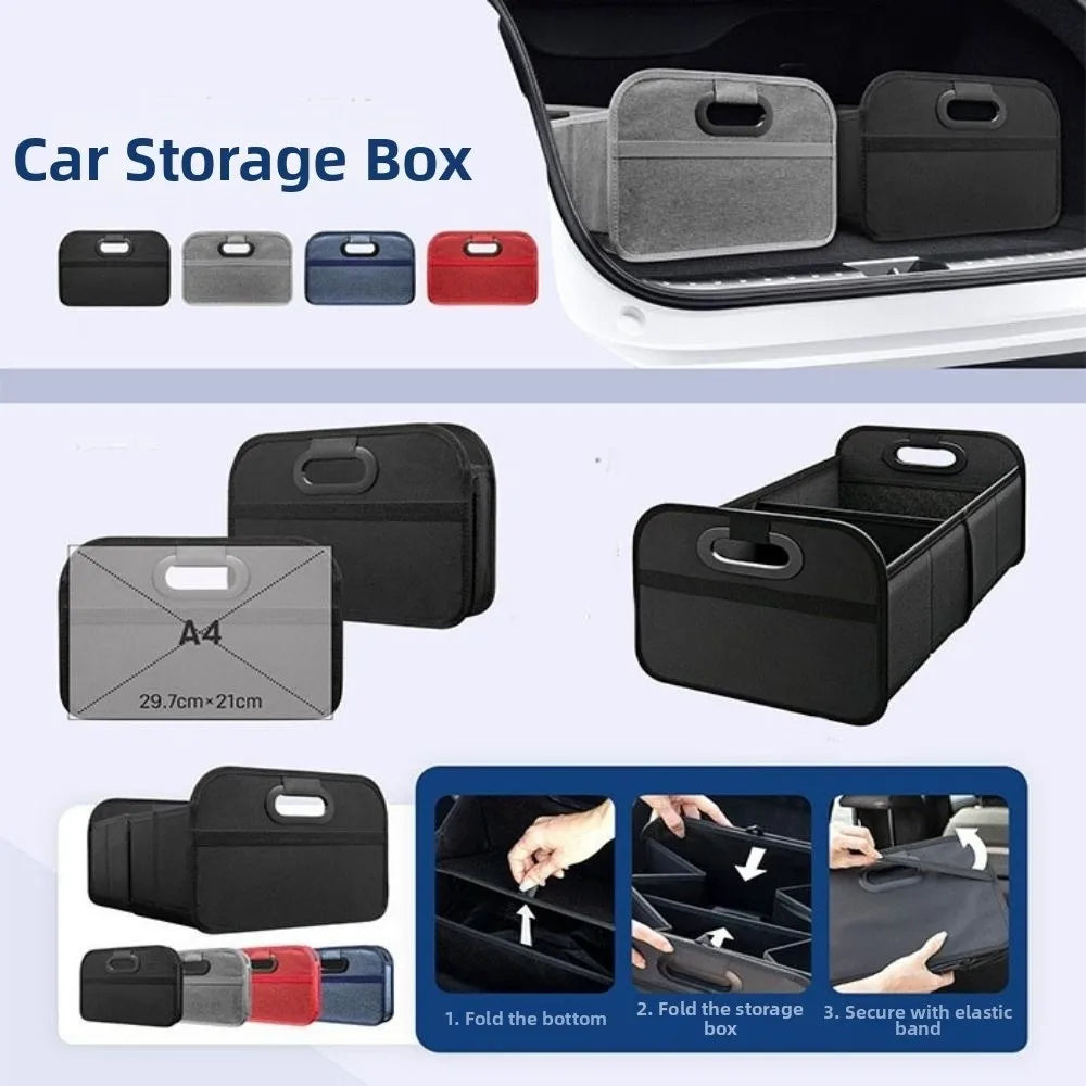 Multifunction Car Trunk Organizer Large Capacity Thickened Foldable Storage Storage Box Collapsible Oxford Cloth Zpaxo