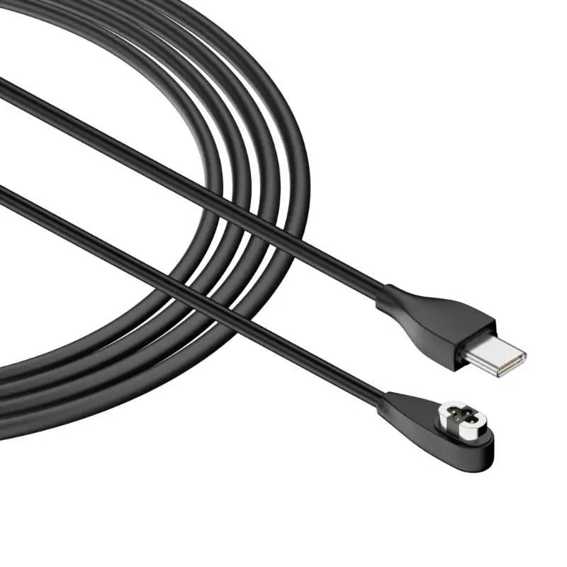 Magnetic Replacement Charging Cable Type C/USB 4Pin Earphones Fast Charging Wire Line for S710 Black Zpaxo