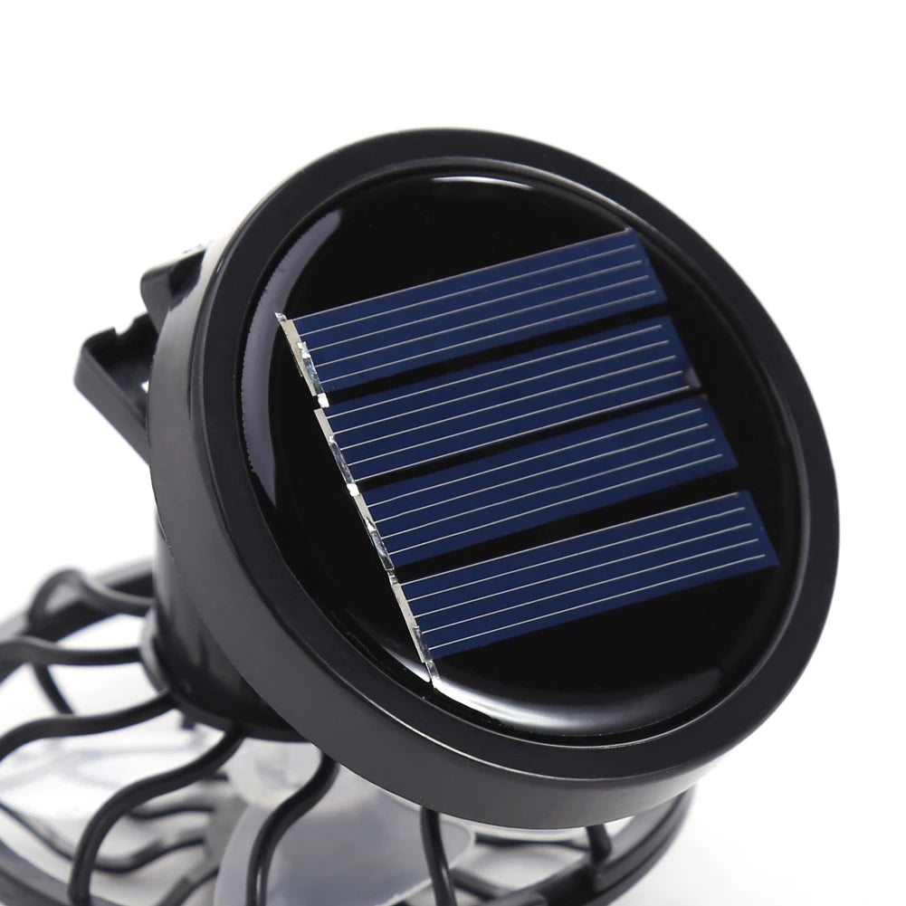 Mini Clip-on Solar Energy Fan Camping Hiking Cooling Portable Fan for Summer Travel Camp Mountaineering Cooling Zpaxo
