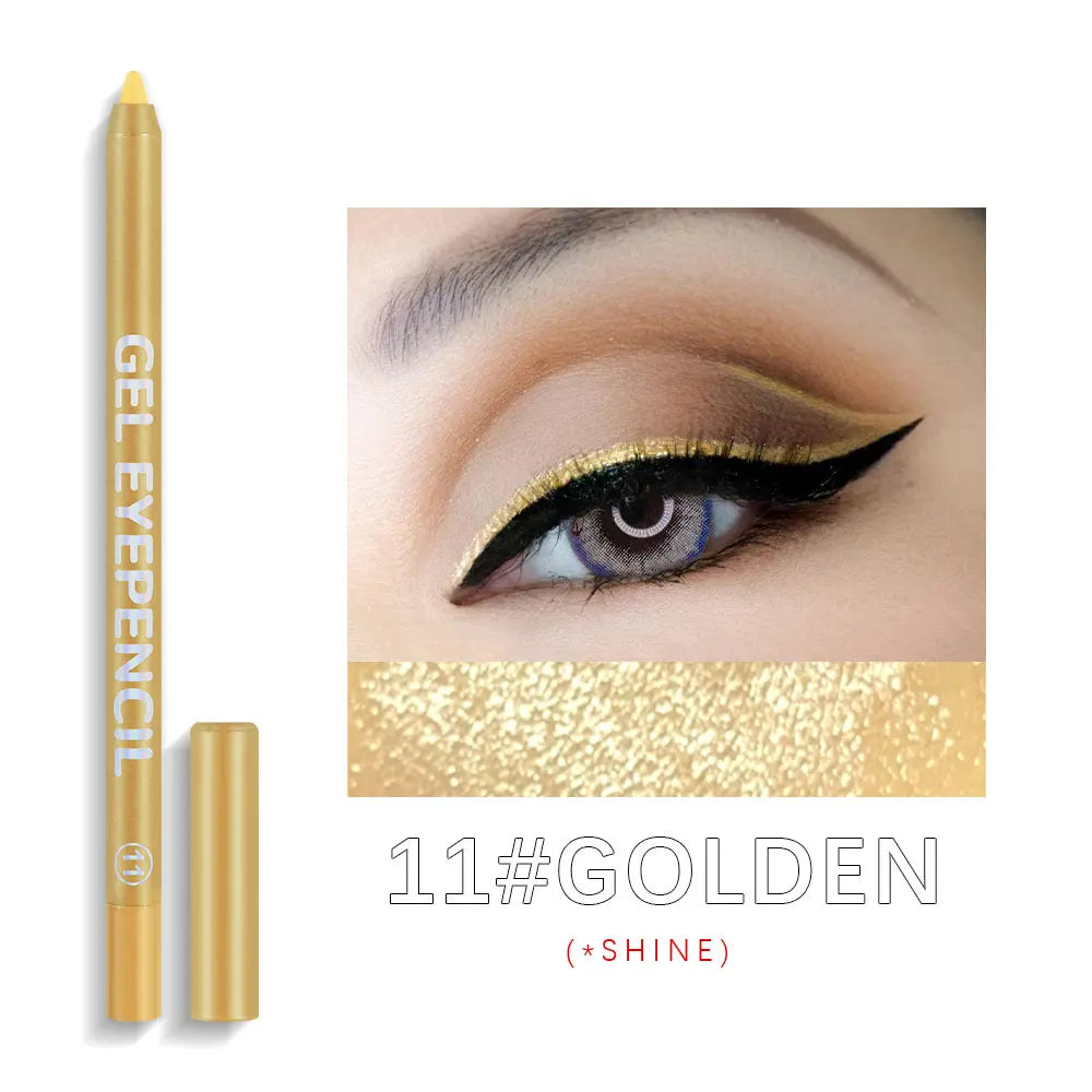 Eyeliner Pen Is Waterproof, Sweat-Proof, Smooth, Non-Smudging, Quick-Drying, Long-Lasting, Easy to Remove, Does Not Remove Makeup, Natural-Looking, Long-Lasting Eyeliner Pen Zpaxo 11Dr9001 Full Size