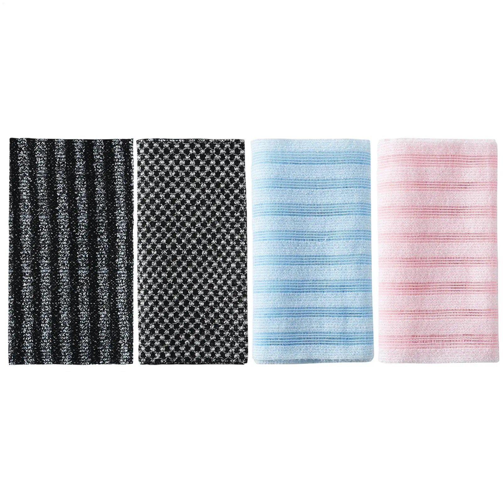 Exfoliating Back Scrubber Towel – Body Wash Cloth for Shower Body Exfoliating Scrubber Zpaxo