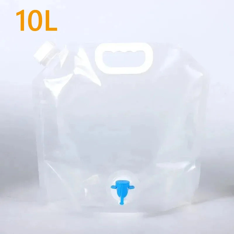 5L/10L Collapsible Camping Water Bag – Portable Folding Bucket