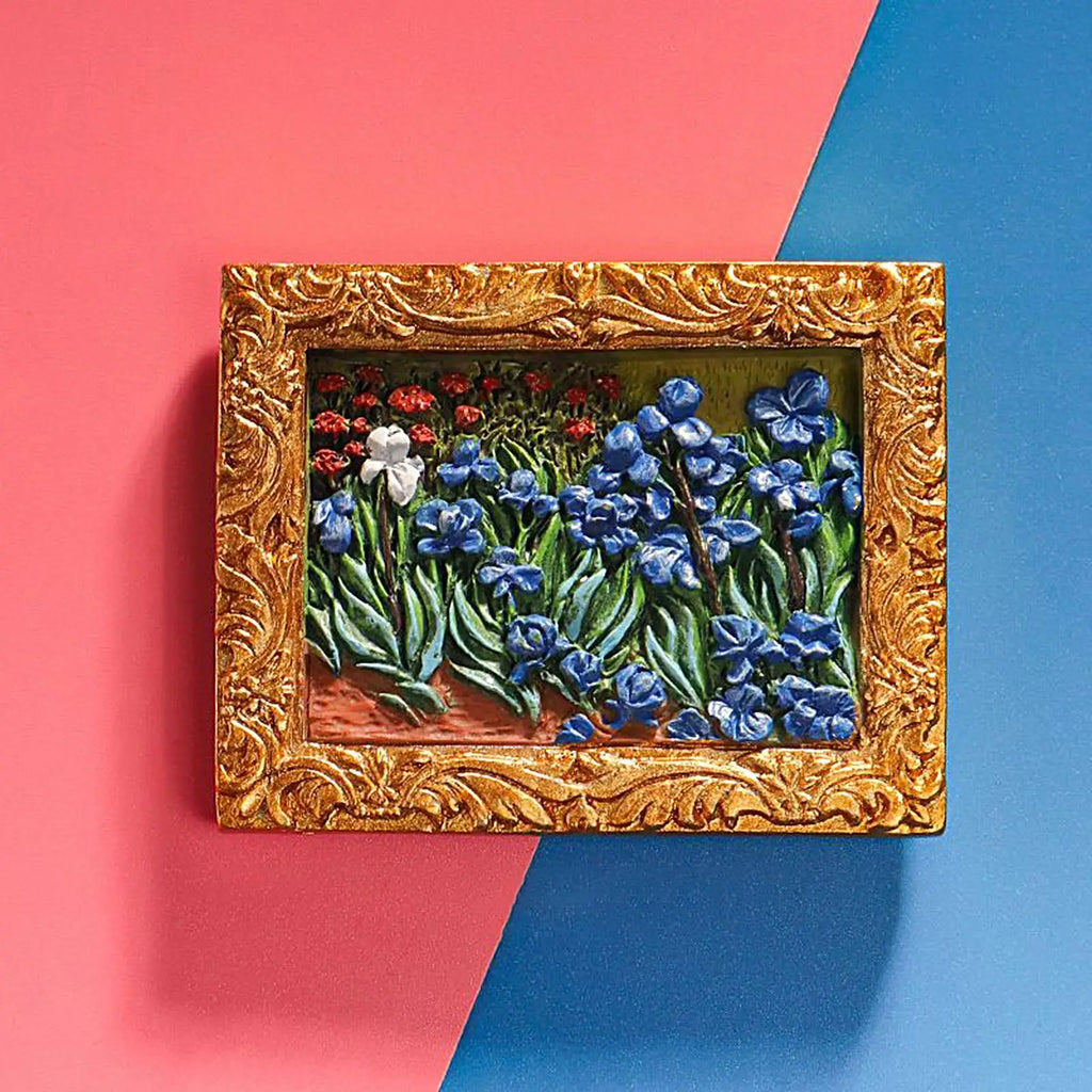 Fridge Magnets 6 Pieces Whiteboard Magnets Painting Artwork Resin Magnetic Decoration for Photo Clipboard Cabinet Home School Zpaxo