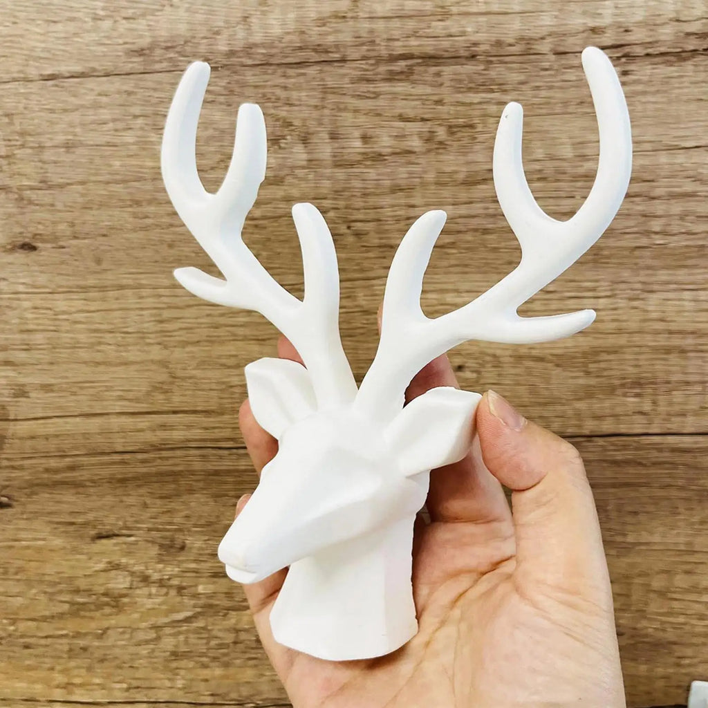 Deer Head Resin Mold 3D Silicone Mould Christmas Cake Decoration