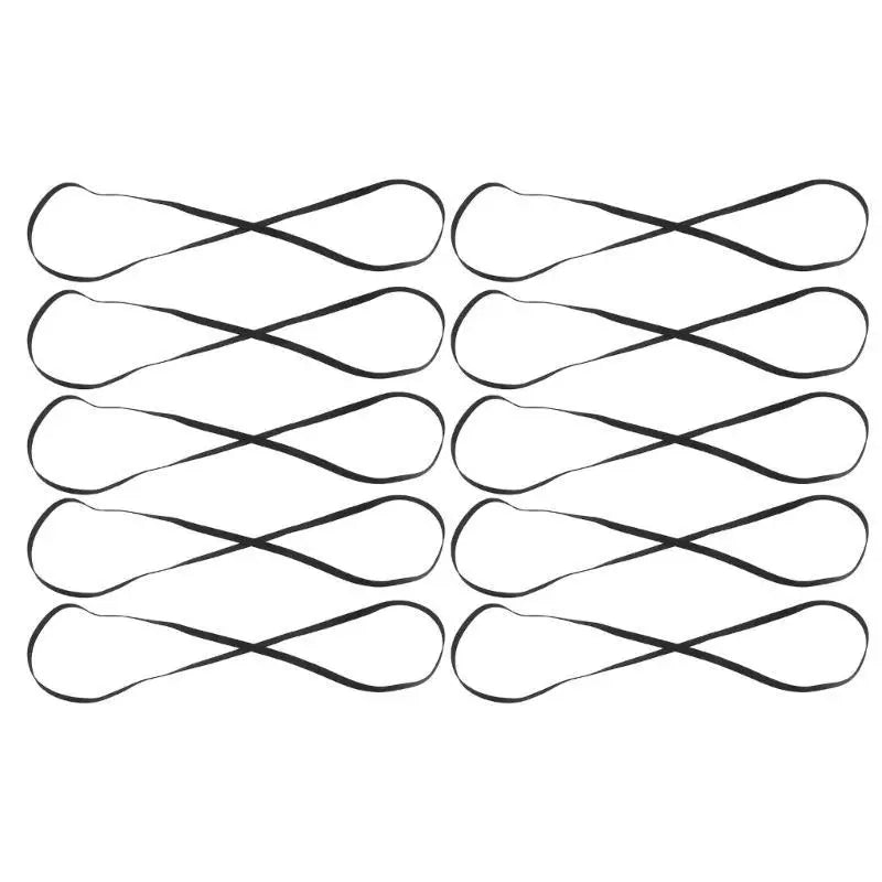 652F Turntable Belt Record Player Replacement Rubber Flat Drive Zpaxo TEN PIECES CN