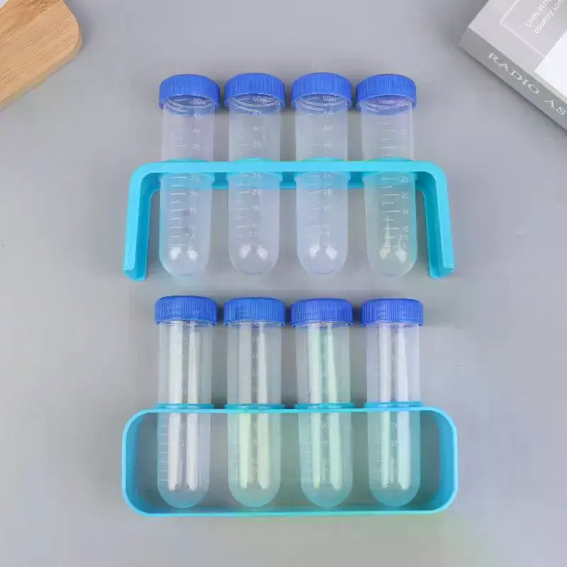 4Pcs Clear 50ml Centrifuge Tubes With Test Tubes Stands Science Kit For School Science Experiment Educational Suppiles Zpaxo