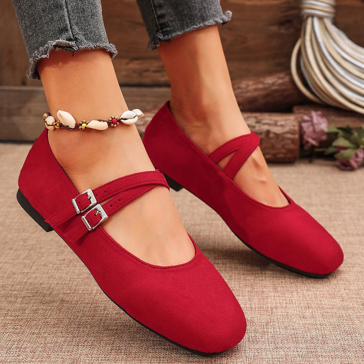 Women Flats new Ballet Flat Mary Jane Shoes for Women Leopard Print Comfortable Soft Flat Loafers Shoes Women Zapatos De Mujer Zpaxo