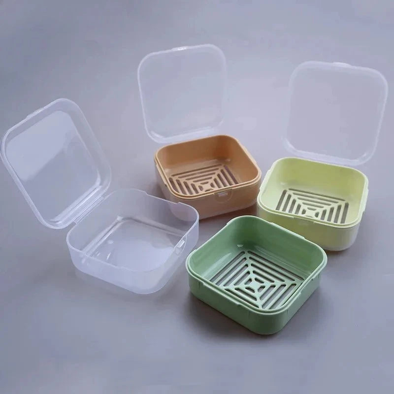 1Pce Travel Mini Soap Box – Leakproof Design, Morandi Colors, Suitable for Dormitory, Travel, Camping, Gym Zpaxo