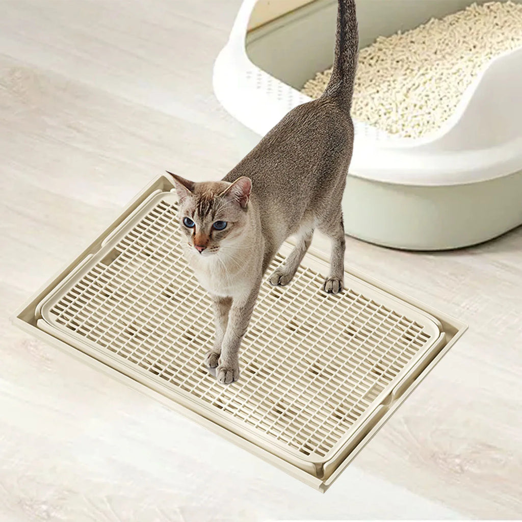 Cat Litter Mat Kitty Litter Mat Lightweight Sturdy Kitty Litter Trapping Mat Waterproof Non Slip Litter Boxes Trapping Mat Boxes Zpaxo
