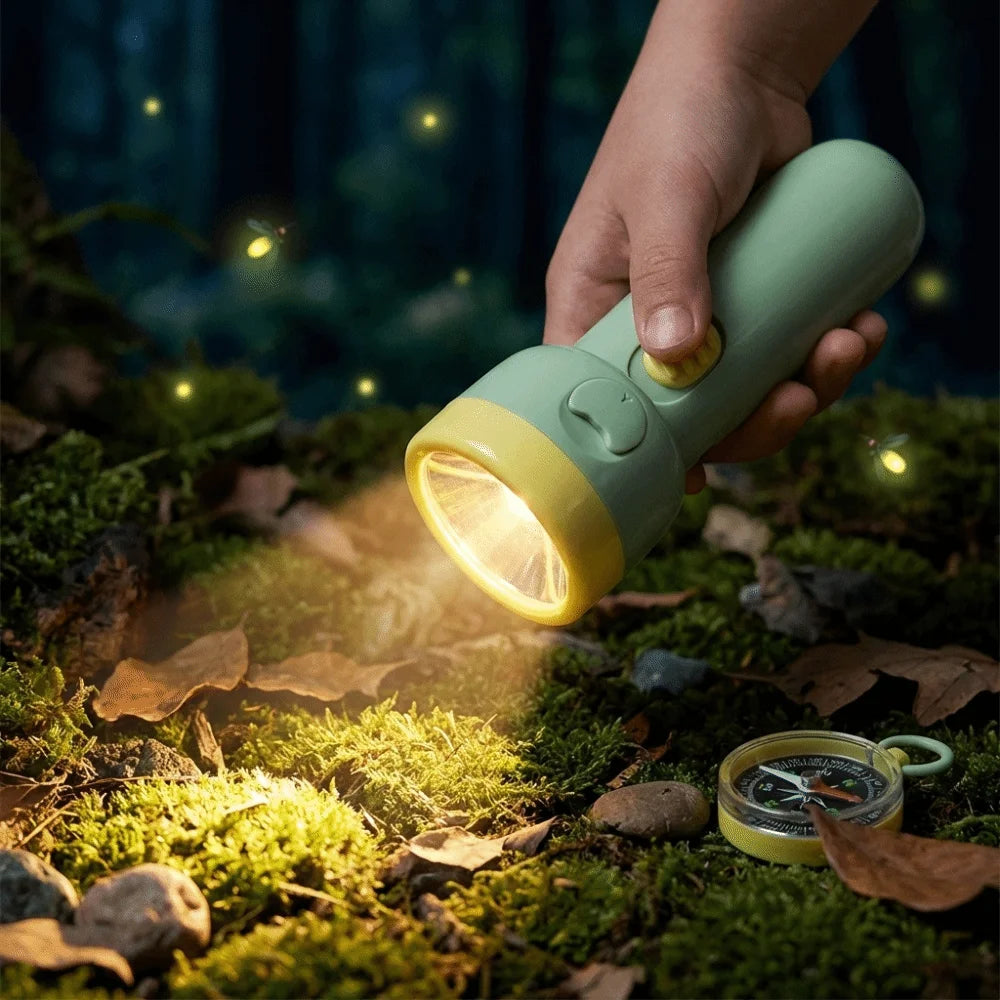 Brightness KM8951 LED Flashlight Portable Design Focused Beam Zpaxo