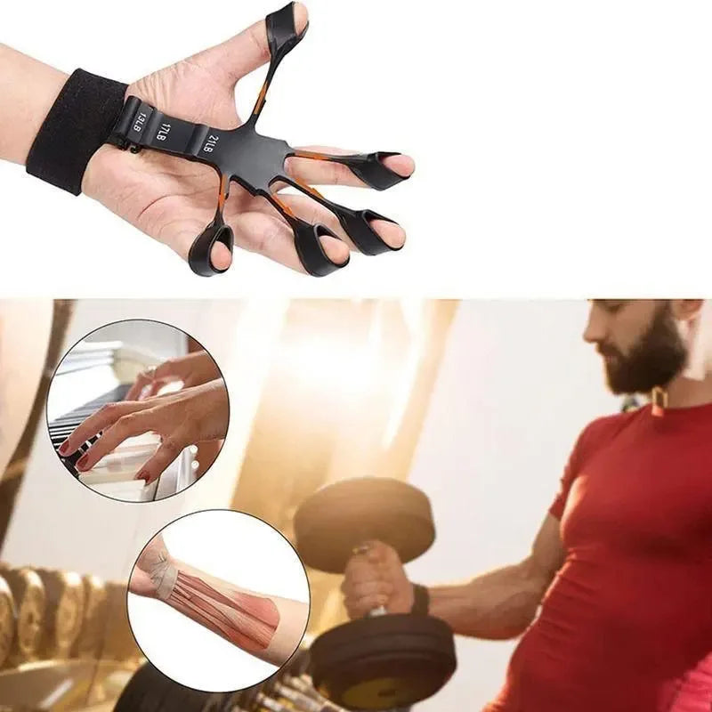 5 Finger Wrist Stretcher New Silicone Finger Trainer Finger Strength Recovery Flexion and Extension Vein Trainer Zpaxo