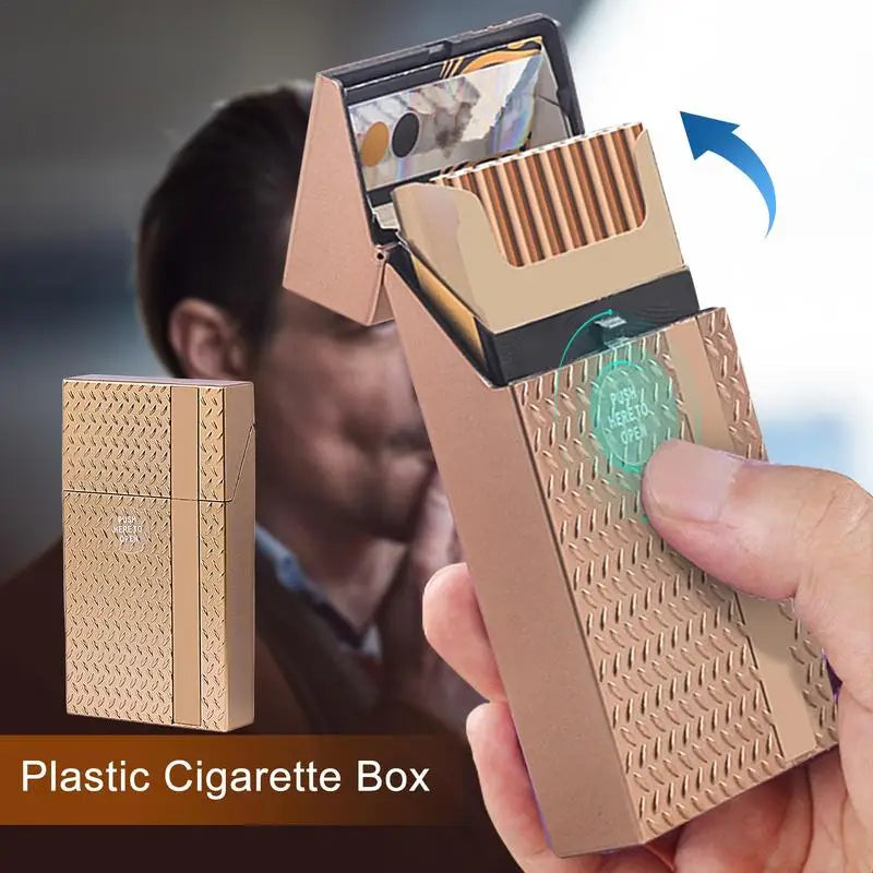 Cigarettes Case Holder Cigarettes Carrying Box For 20-piece Slim Cigars Small Cigarettes Container Cigarettes Protective Case Zpaxo