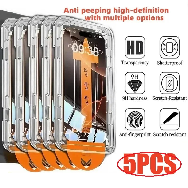 HD Dust Easy Installation Screen Protector Iphone 17 16 15 14 11 13