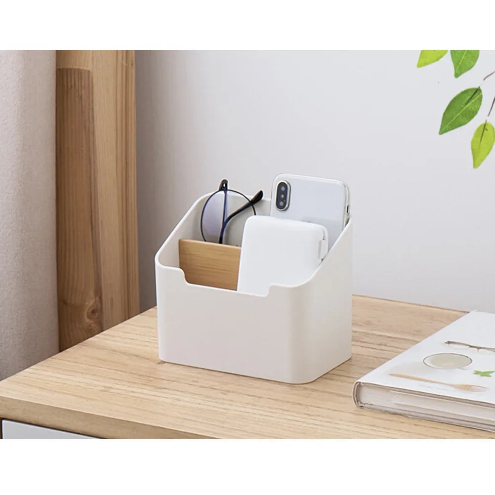 Simple Desk Office Storage Rack Desktop Pencil Remote Control Debris Stationery Household Living Room Supplies Home Organizer Zpaxo