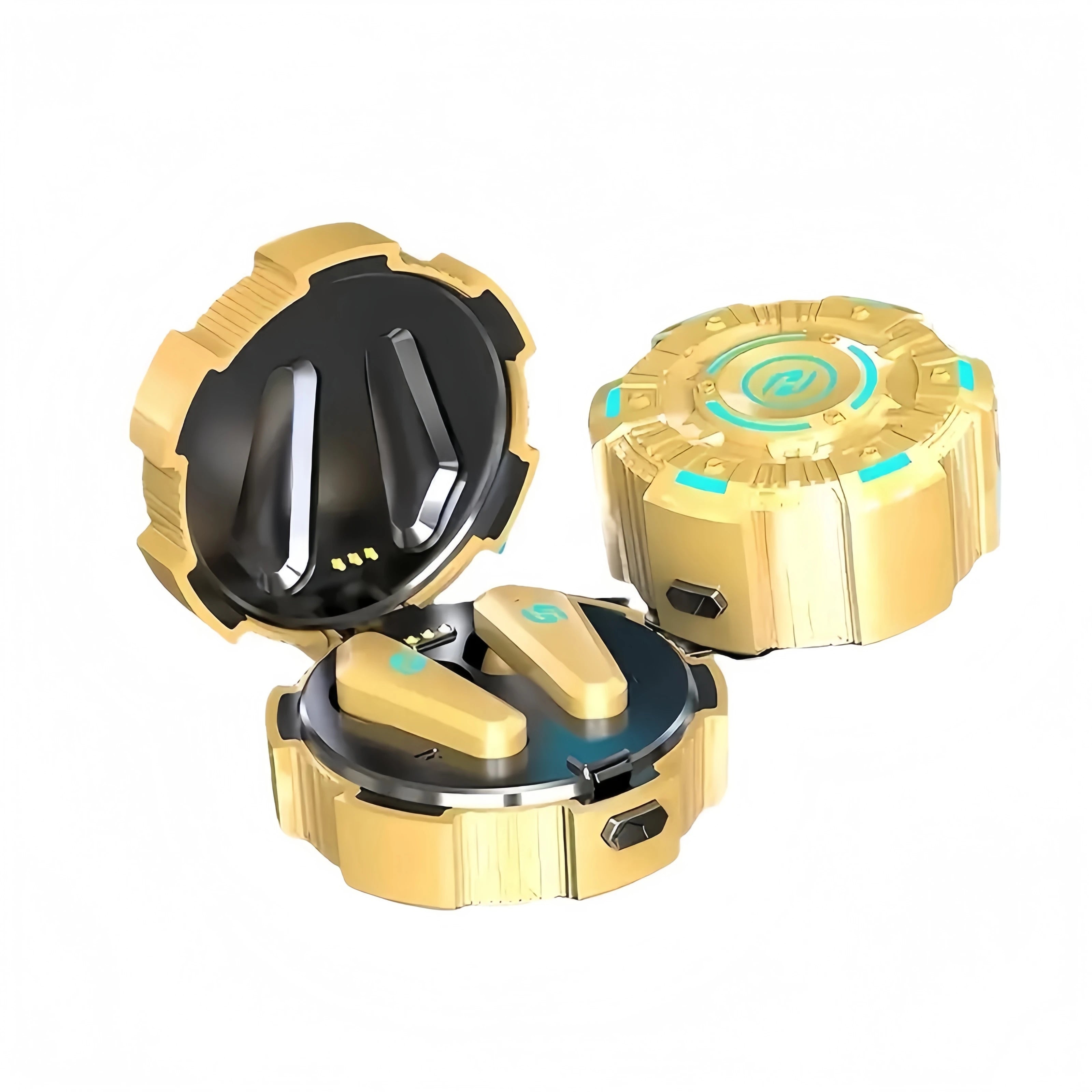 Gaming Earbuds 20ms Ultra-low Latency Wireless 90H Playtime 2 4GHz Zpaxo YELLOW