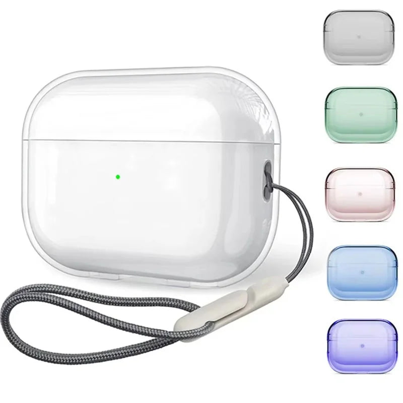 Soft TPU Headphone Case Airpods 2nd Gen Wireless Earphone Transparent Zpaxo