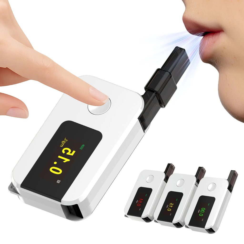 High-precision Breathalyzer 0 400 BAC Accuracy Blowing Alcohols Meter