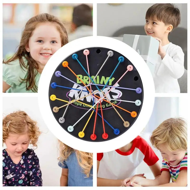 Rope Untying Challenge Educational Toys Kid Knots Sensory Social