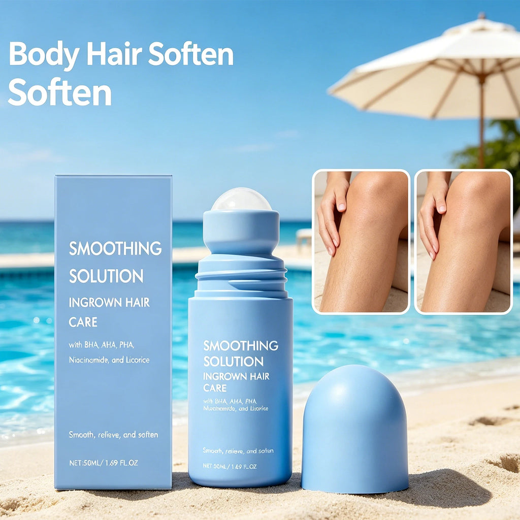 Hair Removal Roller Serum Mild Body Care Essence Soften Body Hair Moisturizing Soothing After Hair Removal Daily Full Body Skin Zpaxo
