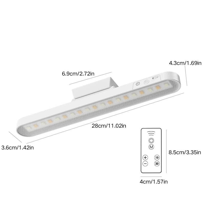 LED Study Desk Lamp Eye Protection Student Bedside Bedroom Vanity