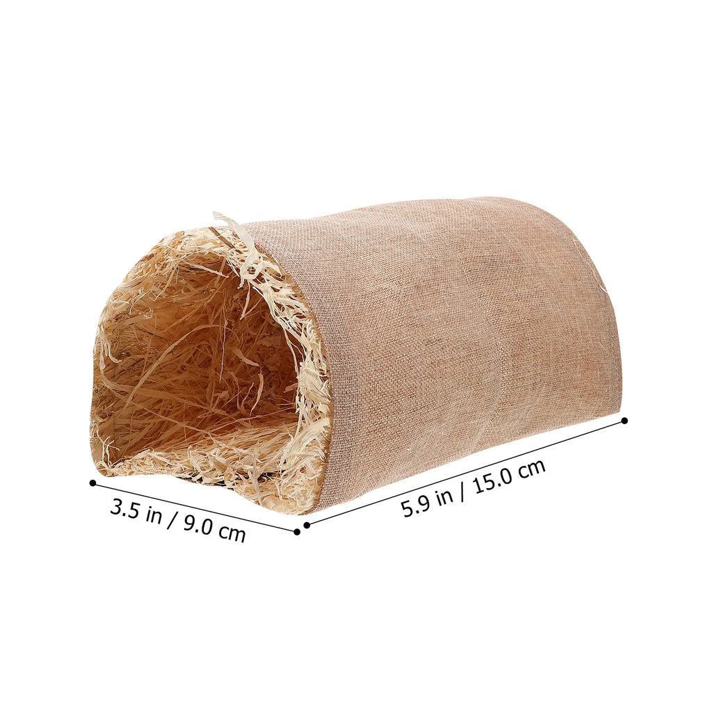 Pet Tunnel Small Fun Interactive Rabbit Hamsters Hideout Nest Warm