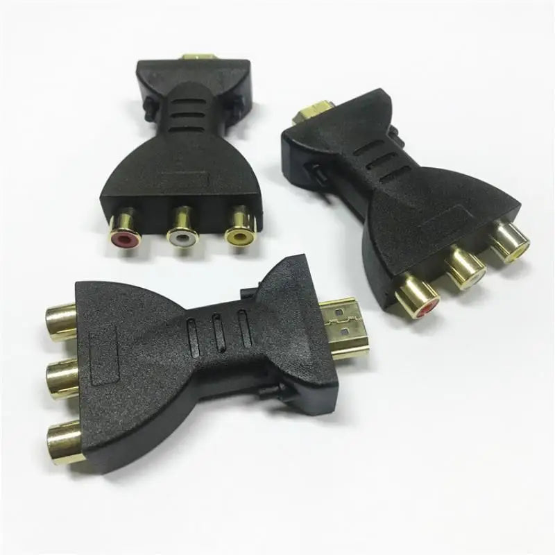 HD 1080P RCA AV To HDMI-compatible Composite Adapter Converter HDTV Male to 3RCA Video Audio Connector AV Adapter For HD TV BOX Zpaxo