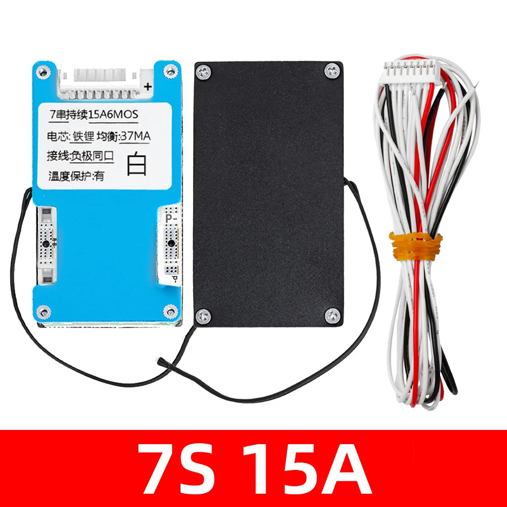 6S 7S 24V 15A 20A 25A LiFePO4 Battery Balanced Charge Equalizer Board Zpaxo 7s 15a 24.5v
