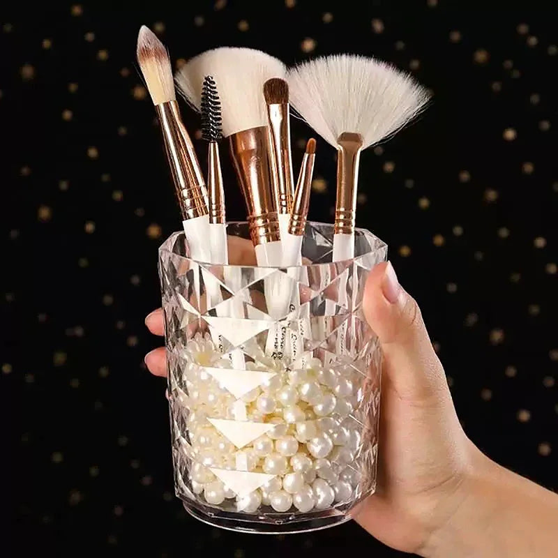 Dustproof Makeup Brush Storage Dressing Table Cosmetic Bucket Holder Zpaxo