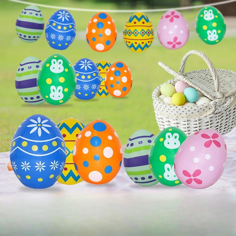 Easter Egg Decorations PVC Inflatable Eggs Patio Toys