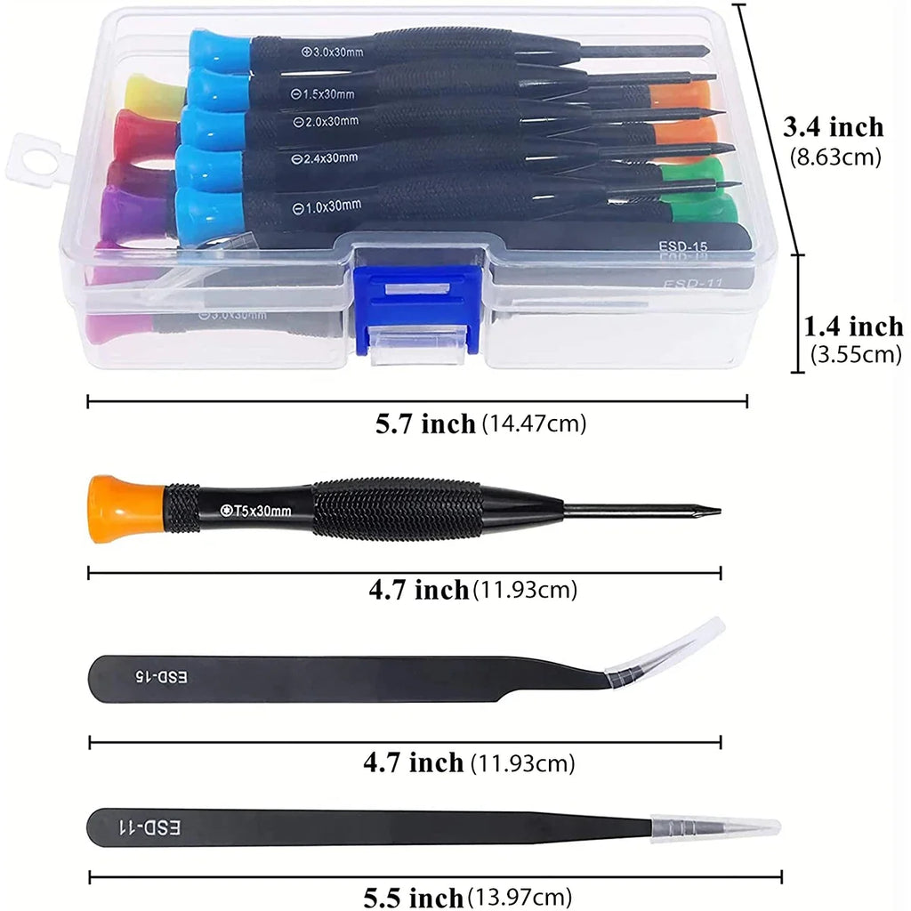 Magnetic Screwdriver Set Mini Multi-Function Magnetic Precision Screwdriver For Watch Eyeglasses Phone Repairing Hand Tools Zpaxo