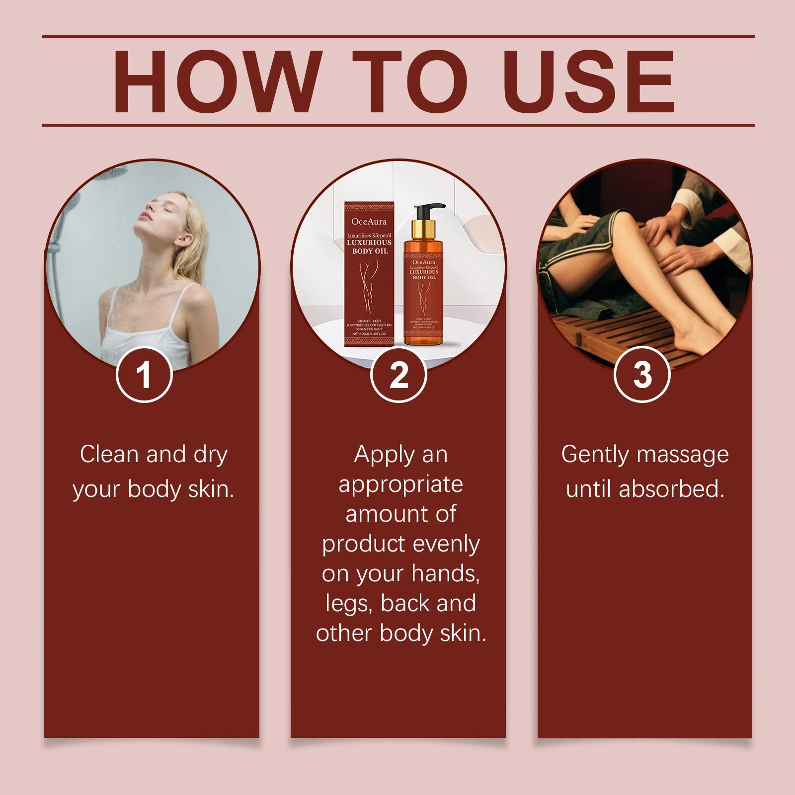 Sagging Firming Skin Body Oil Skin Tightening Anti-Aging Refreshing Abdomen Thigh Improve Elasticity Anti Cellulite Massage Oil Zpaxo