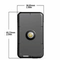 ABS Material LED Sensor Light Long Battery Life Magnetic Induction Zpaxo Black