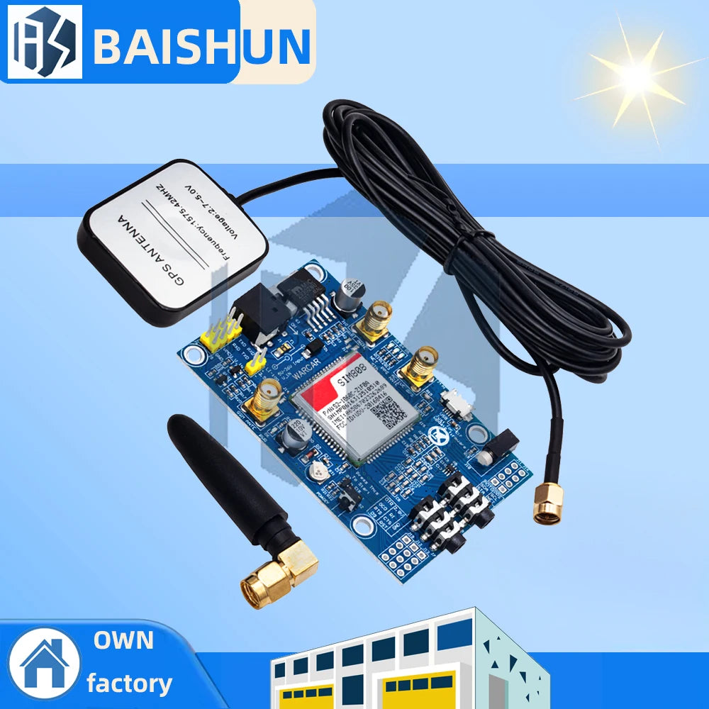 SIM808 GSM GPRS GPS Development Board Quad-band Global Coverage IPX Zpaxo Default Title