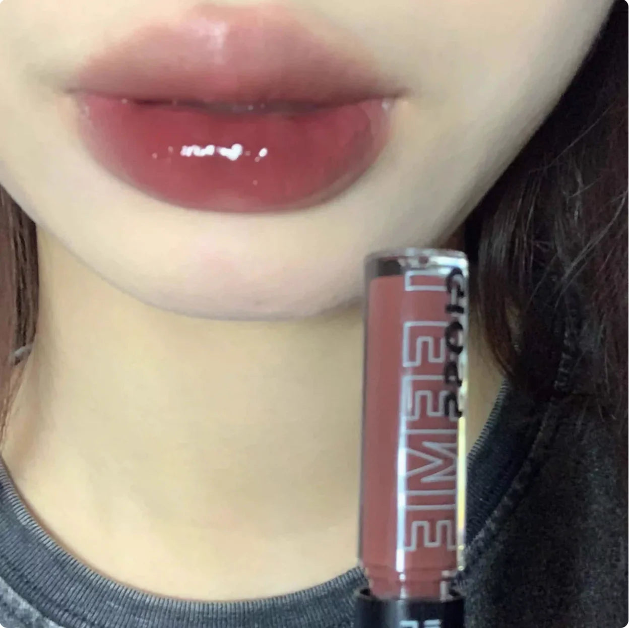 LEEMEMBER Double-end Liquid Lipstick Two Effect Matte Gloss Mirror Zpaxo