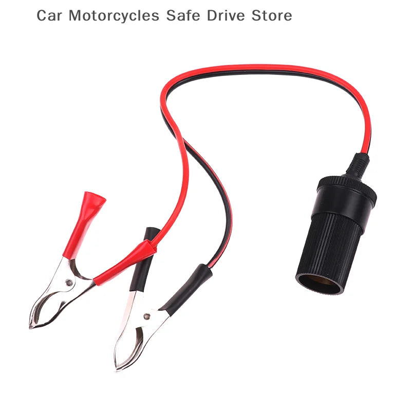 CMHigh-Power 12V Car Cigarette Lighter Socket Battery Alligator