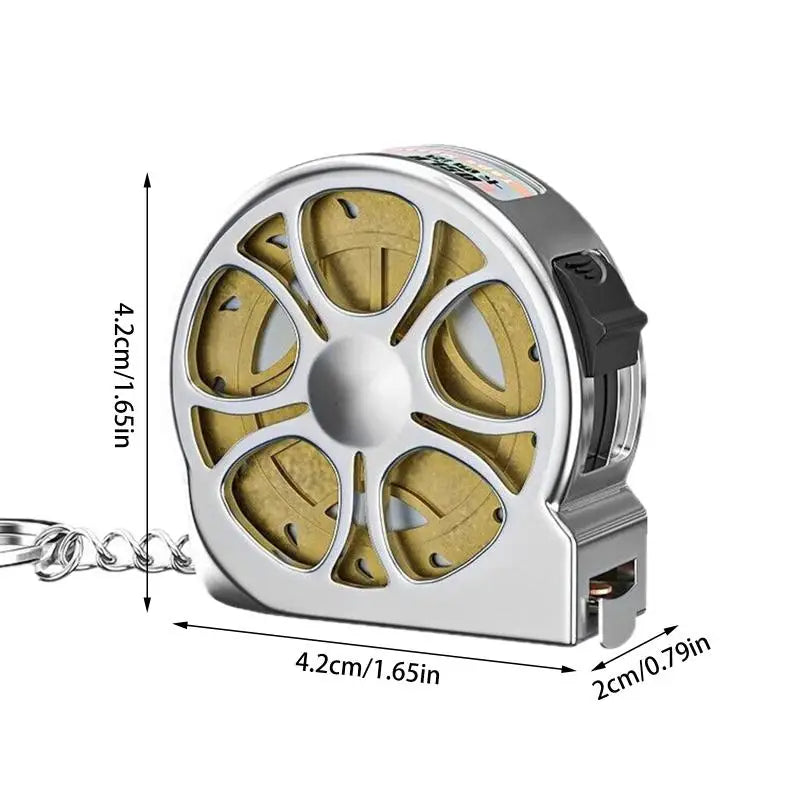 2M Metric Tape Measure Stainless Steel Retractable Metric Ruler Portable Mini Hollow Pocket Tape Measure Home Measuring Tools Zpaxo