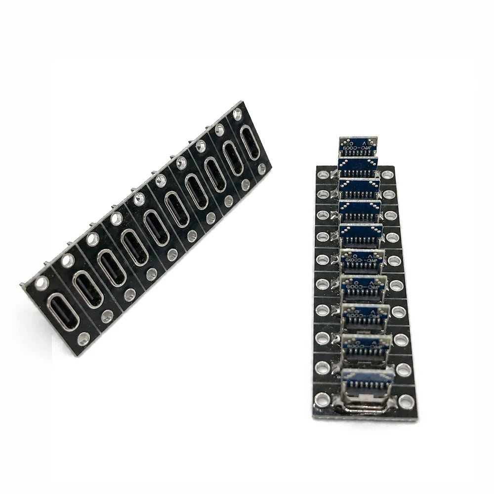 1-20Pcs USB 3.1 Type C Socket With Screw Fixing Plate Type-C USB Jack 3.1 Type-C 2Pin 4Pin Female Connector Jack Charging Port Zpaxo