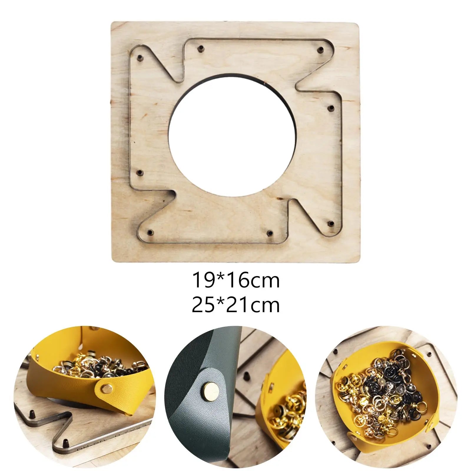 Leather Cut Mould Cutting Stencil Handmade Moldel Catchall Tailor Zpaxo