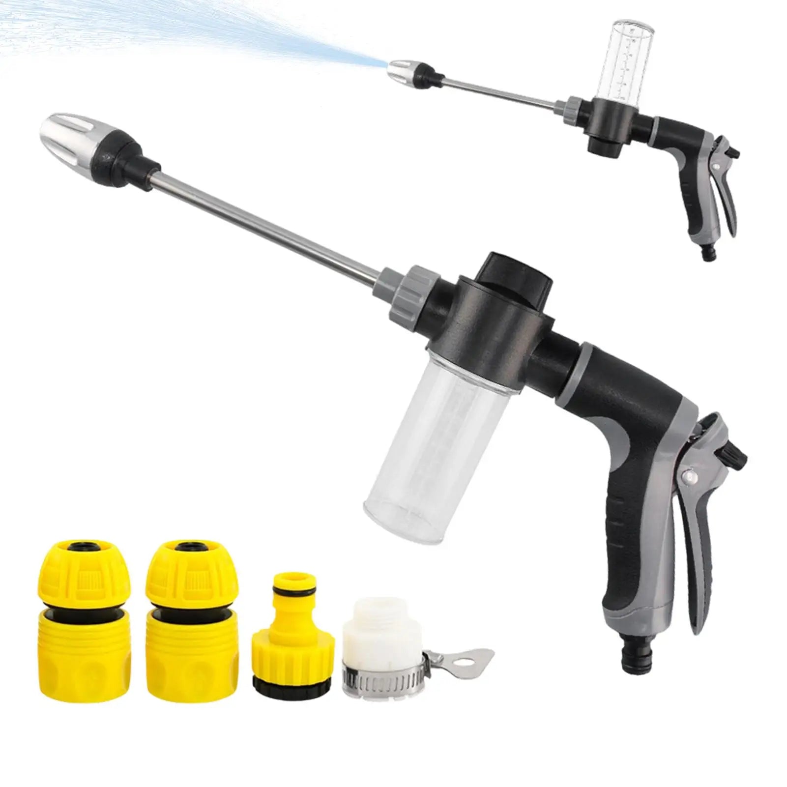 Pressure Garden Hose Nozzle Adjustable Spray Patterns Power Washer
