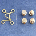 1 Adjustable Jean Button Pins Detachable Metal Pants Snap Fastener