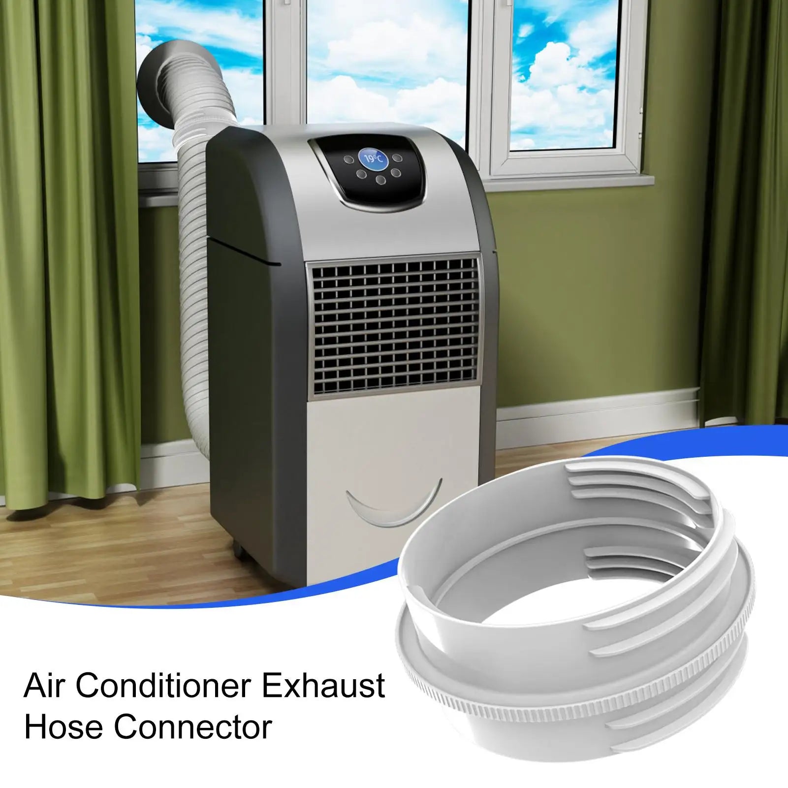 AC Pipe Adapter Air Conditioner Hose Connector Universal Portable
