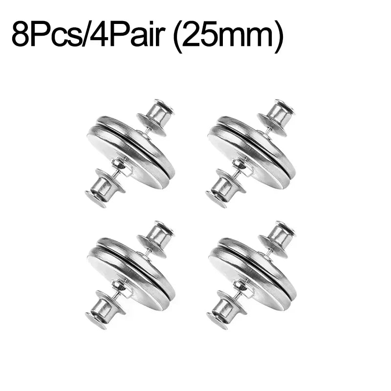 4 8 Pair Magnetic Curtain Hooks Removable Clips Prevent Light