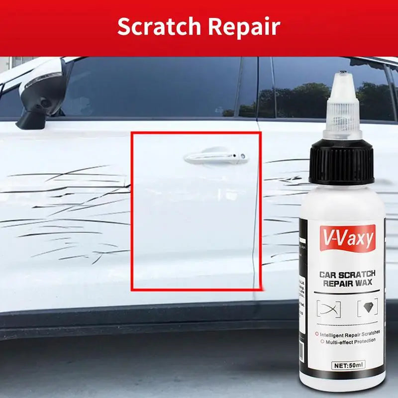 50ml Car Scratch Remover Wax Auto Wheel Hub Rust Cleaning Agent V-Vaxy Car Scratch Repair Polishing Wax Car Polishing Compound Zpaxo