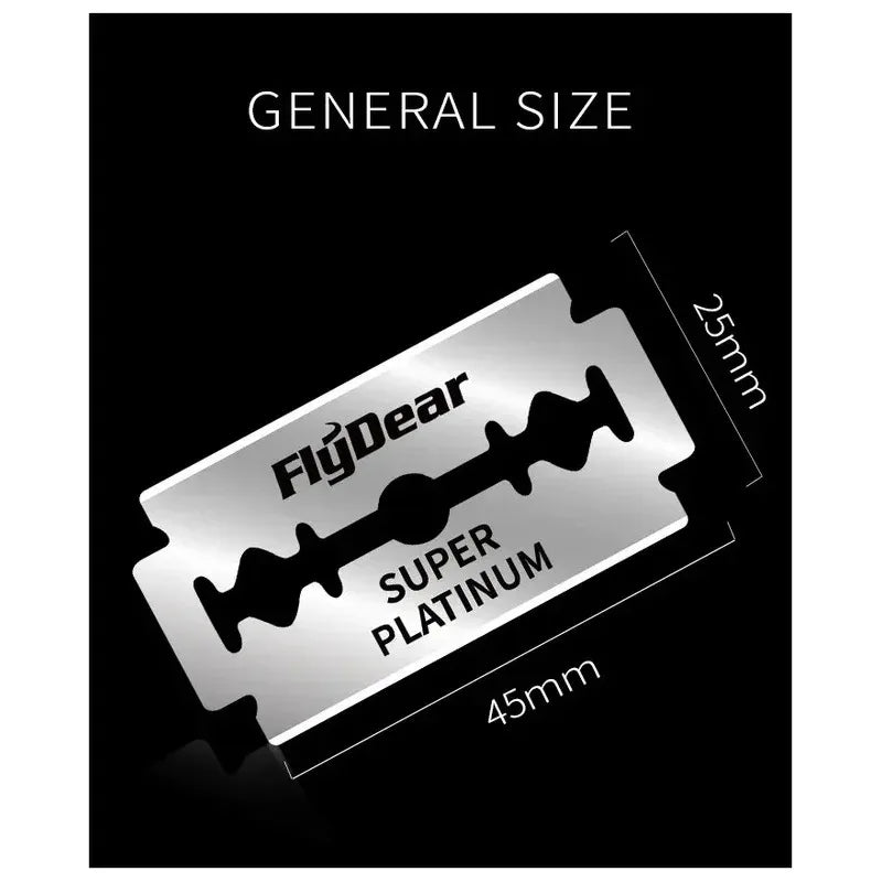 Double Edge Safety Razor Blades – 10–60 Pack | Stainless Steel