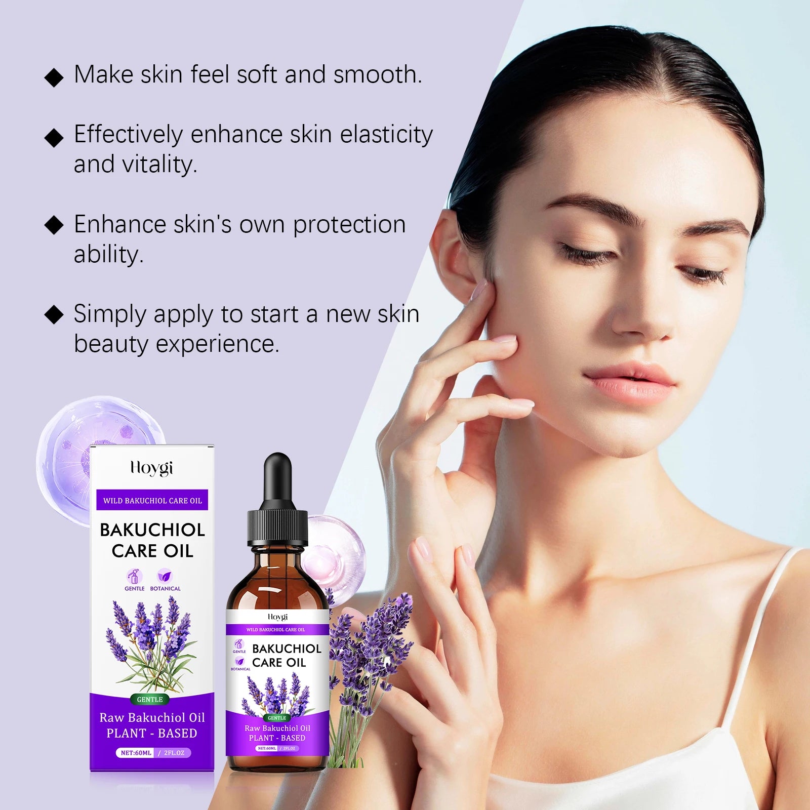 Hoygi Bakuchiol Essential Oil – Fine Lines & Brightening Skin Facial Essential Oil Zpaxo