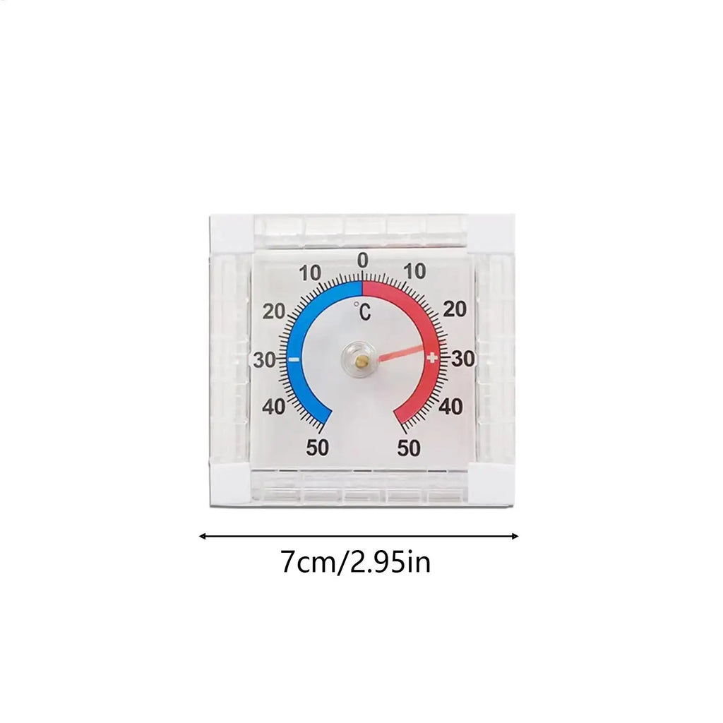 Indoor Outdoor Temperature Gauge Weather Resistant Monitor Meter