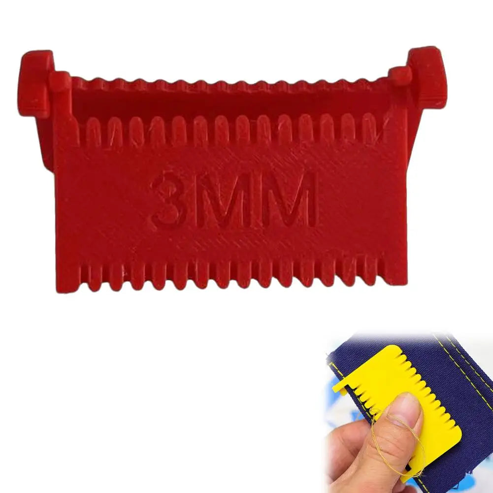 Clip-On Needle Gauge Sewing Guide 2/3/4mm | Edge Stitching Tool Sewing Gauge Tool Zpaxo Red 3MM