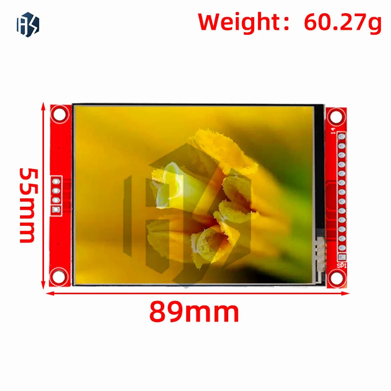 3 2-Inch TFT LCD Touch Screen Module ST7789 240 320 Resolution Zpaxo