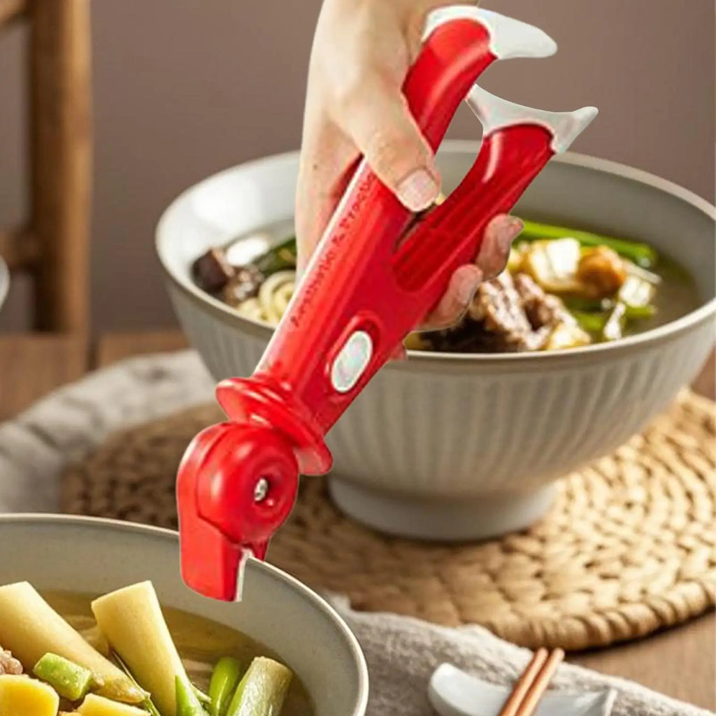 Plate Gripper Non-Slip Safe Clamp Hot Plate Grabber for Kitchen Gadgets Oven Counter Cooking Baking Air Fryer Dish Food Prep Zpaxo