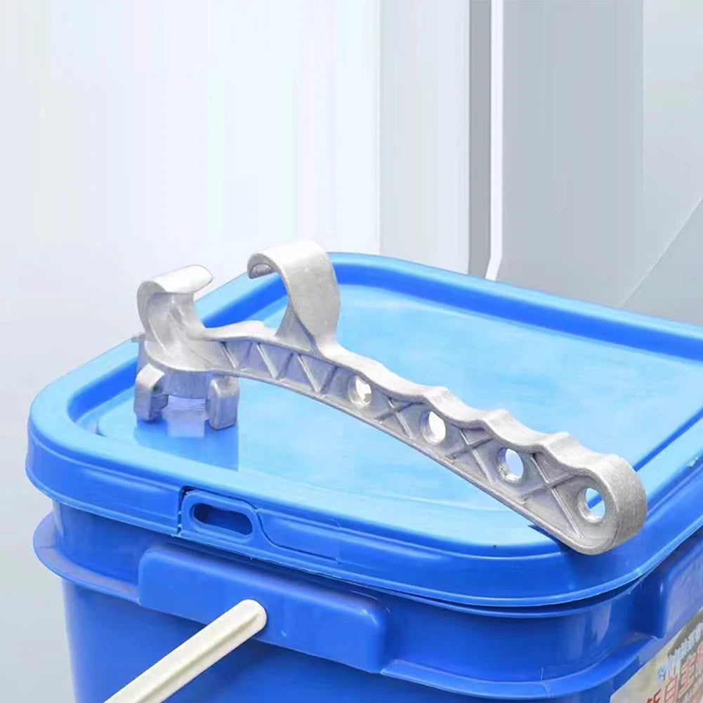 Aluminum Alloy Metal Bucket Opener Silver Buckets Lid Wrench Gallon Zpaxo